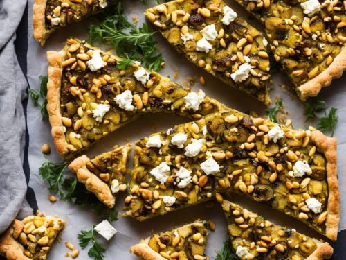 Squash, Feta & Pine Nut Tart