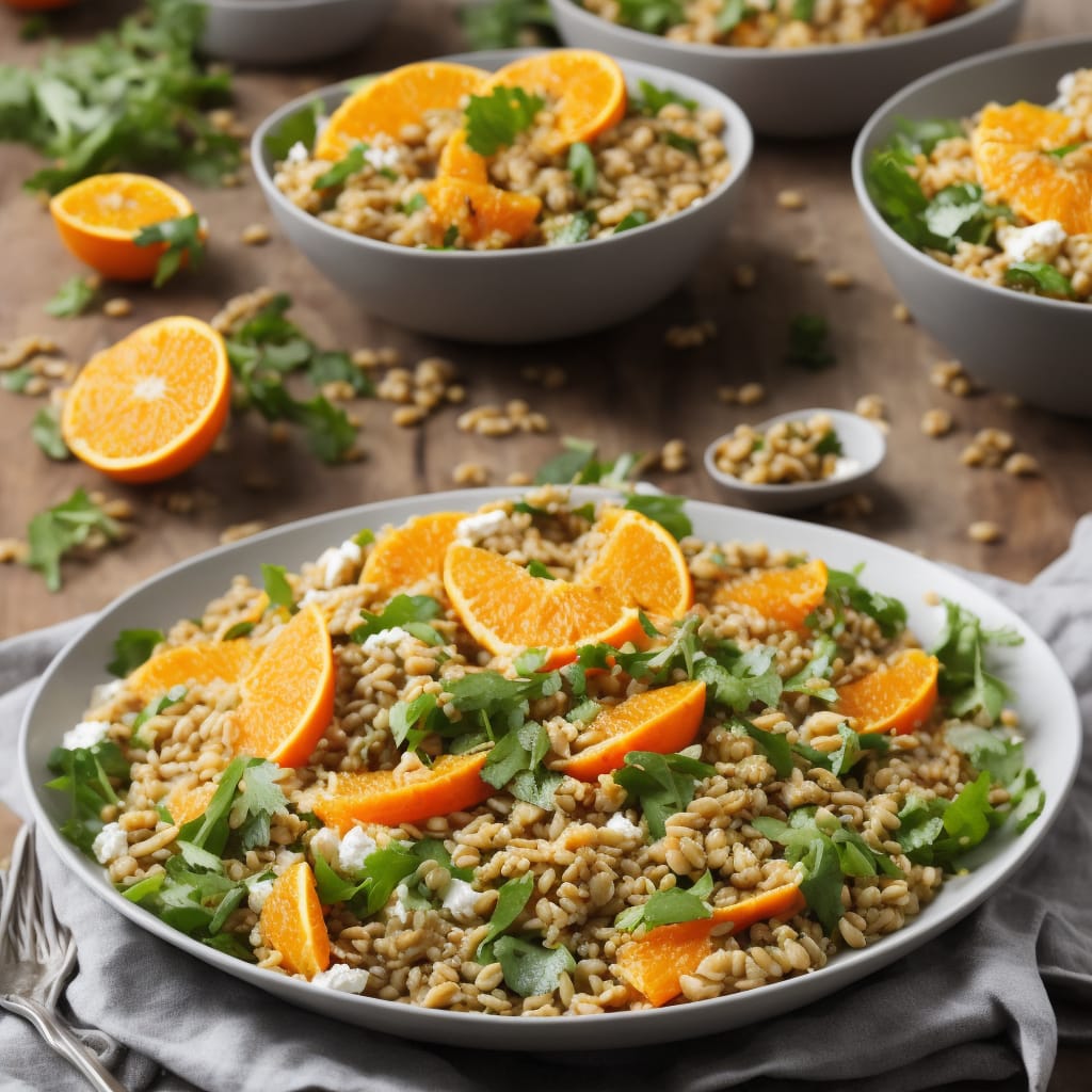 Squash, Orange & Barley Salad