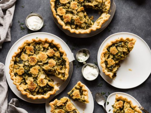 Squash, Winter Herb & Crispy Butter Bean Pie