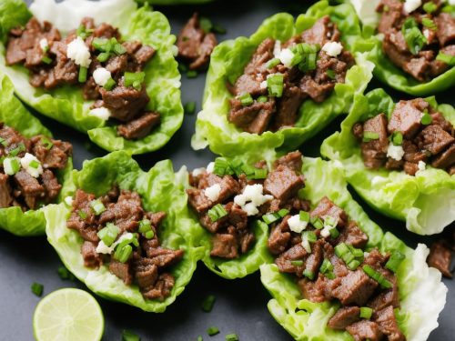 Steak Lettuce Cups