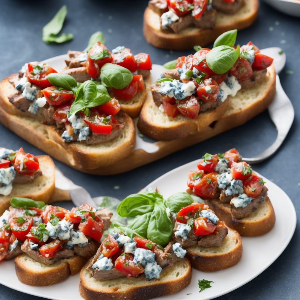 Steak & Stilton Bruschetta