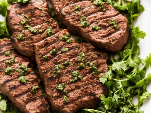 Steak with Chimichurri Sauce