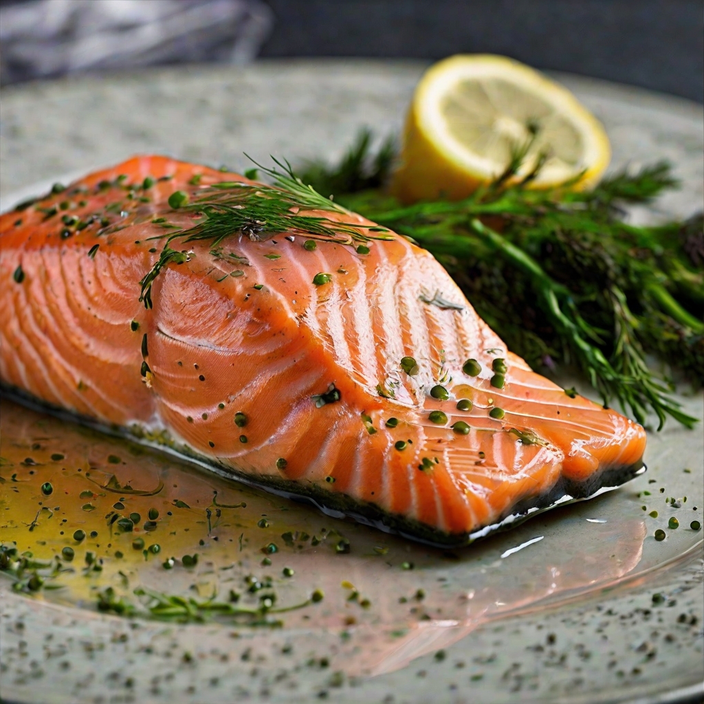 Steamed Salmon in the Microwave