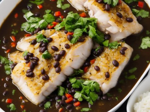 Steamed Sea Bass with Black Bean Sauce