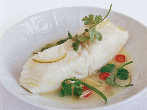 Steamed Sea Bass