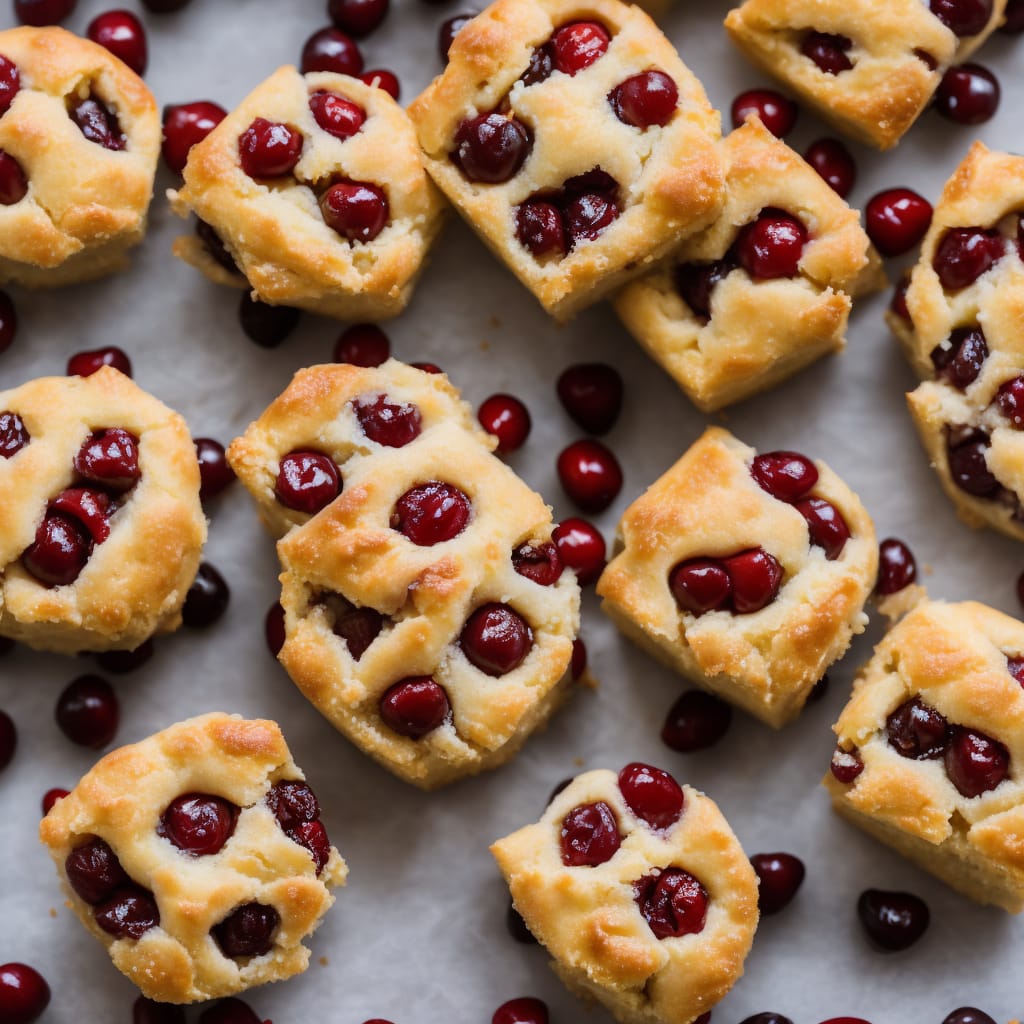 Sticky Cherry Bakewell Buns