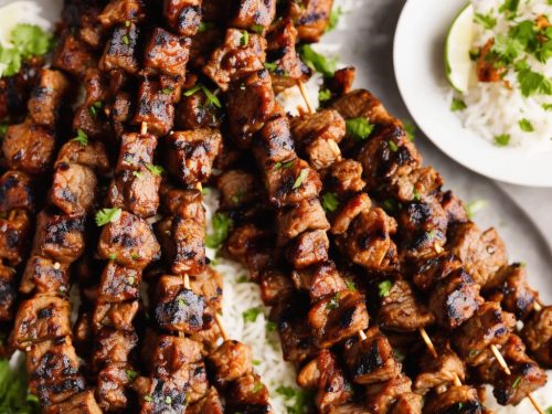 Sticky Jerk Lamb Kebabs