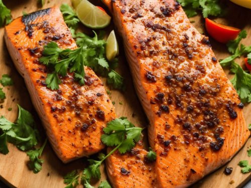 Sticky Mango Roasted Salmon