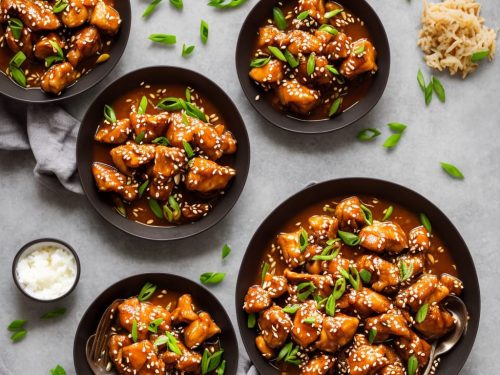 Sticky Orange Chicken with Parsnips, Maple & Pecans