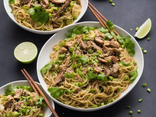 Sticky Stem Ginger Duck & Noodle Salad