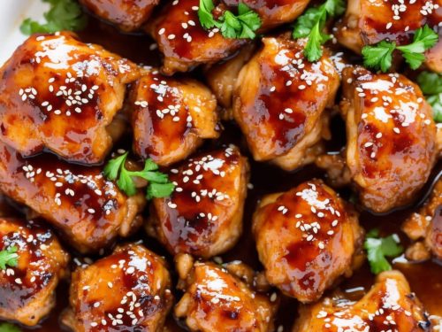 Sticky Tamari & Honey Chicken Thighs