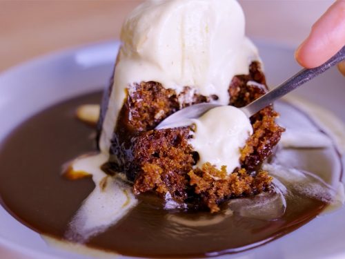 Sticky Toffee Parsnip Pudding