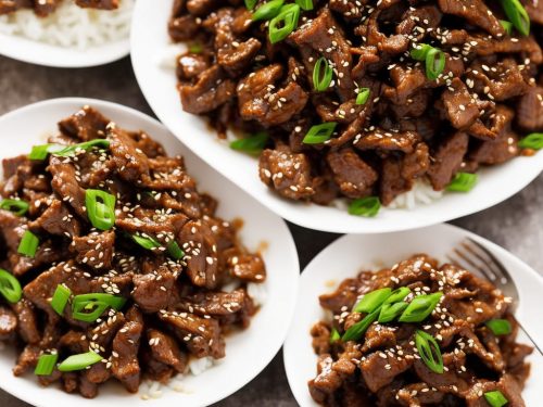 Stir-fried beef with hoisin sauce