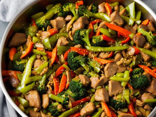 Stir-fry of Duck & Winter Vegetables