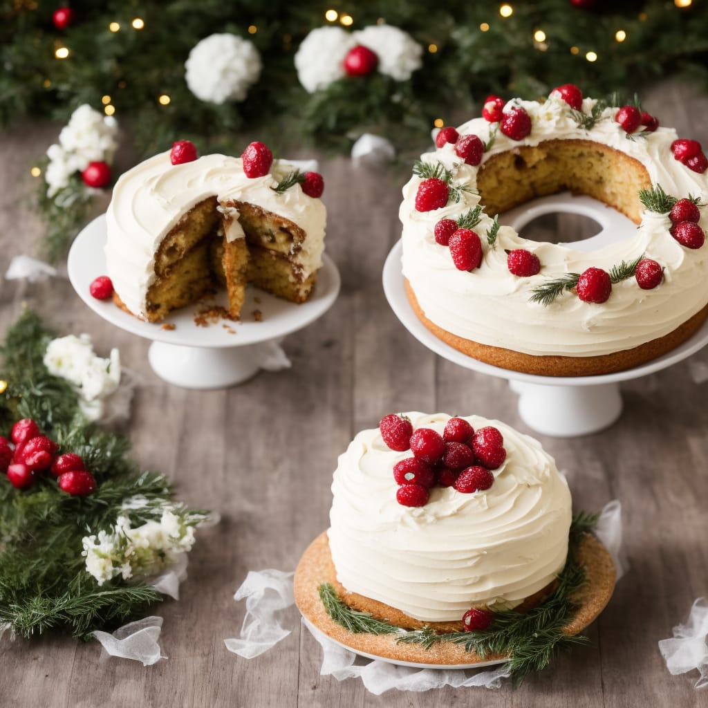 Stollen Wreath Cake