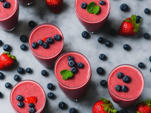 Strawberry Blueberry Smoothies