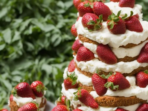 Strawberry & Elderflower Gateau