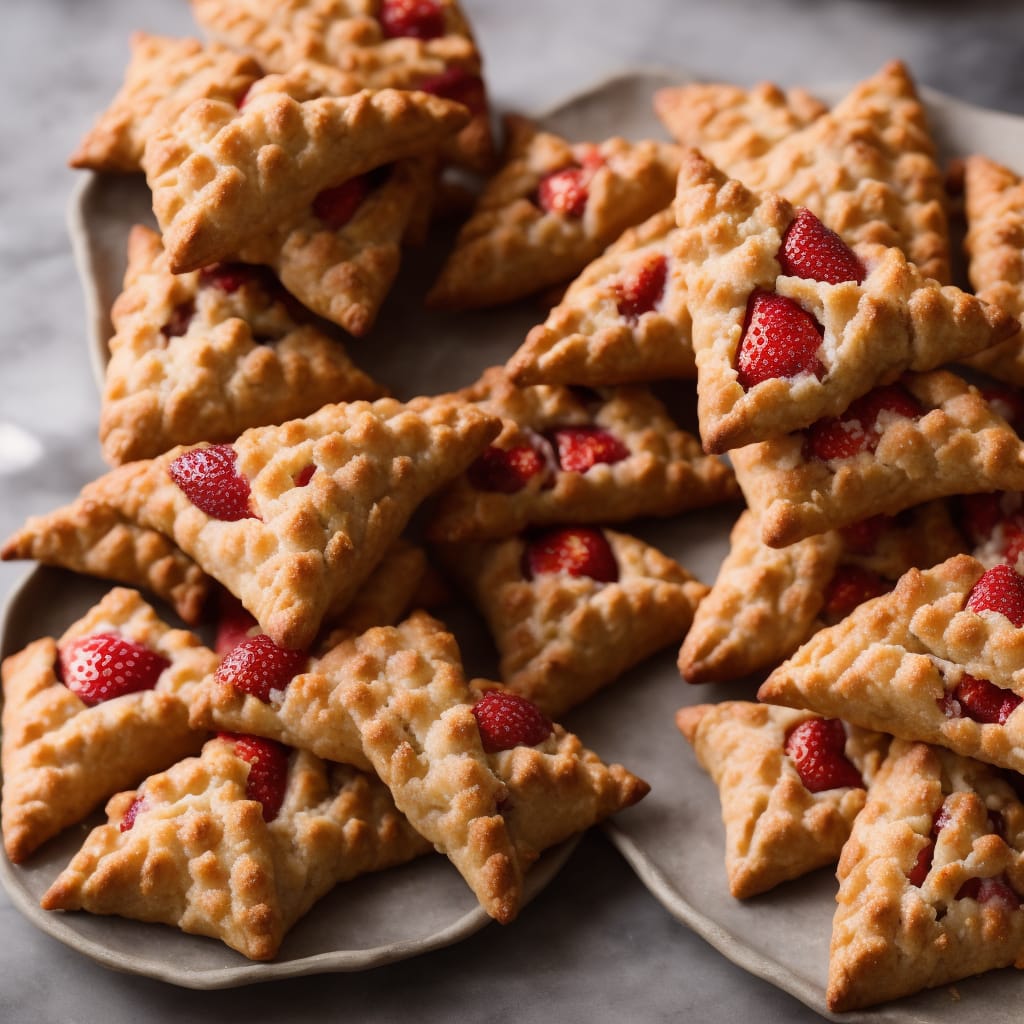 Strawberry Halva Hamantaschen