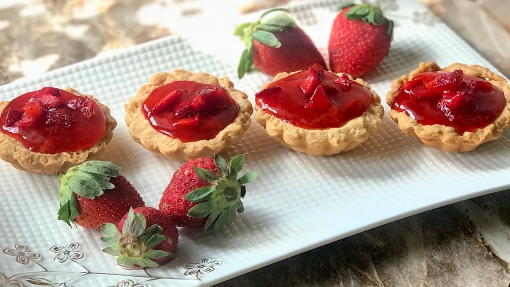 Strawberry Hazelnut Tart