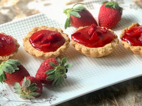 Strawberry Hazelnut Tart