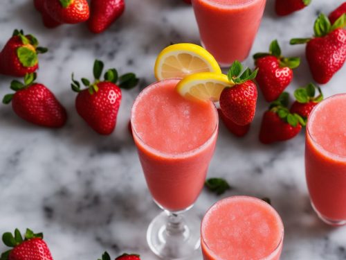 Strawberry Lemonade Slushie Recipe