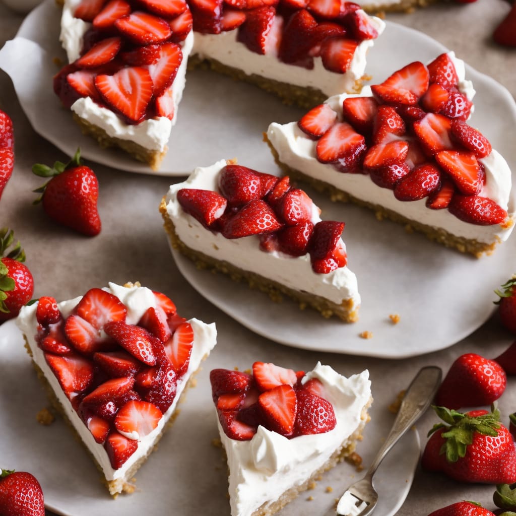 Strawberry Pretzel Pie