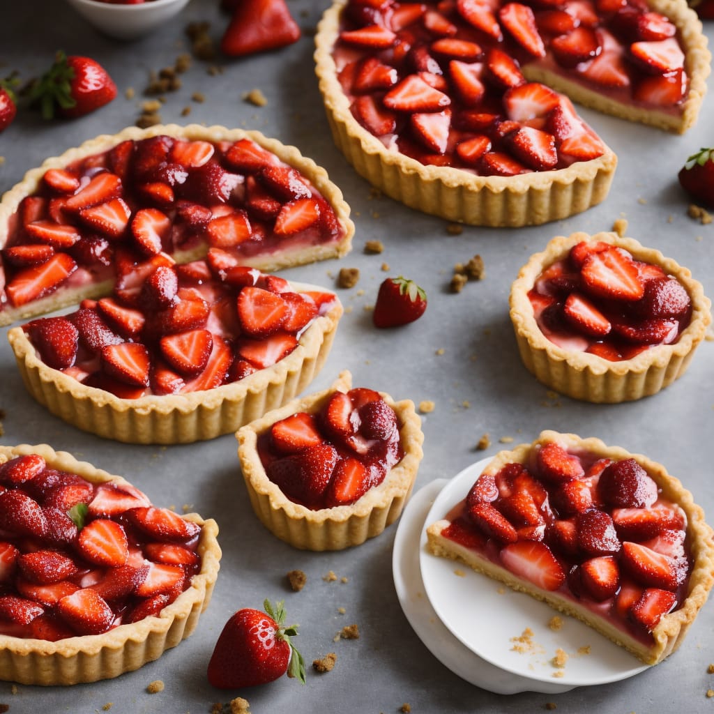 Strawberry Sablée Tart