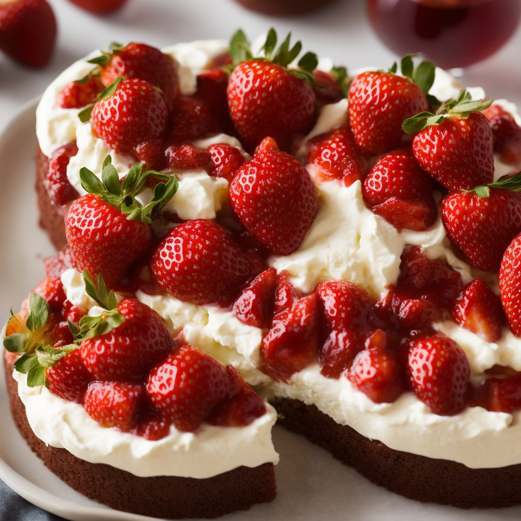 Strawberry & Sweet Wine Savarin