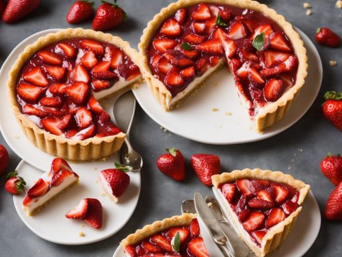 Strawberry Toffee Tart