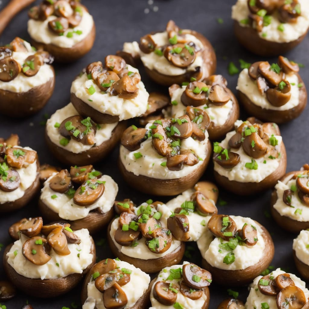 Stuffed Cream Cheese Mushrooms Recipe