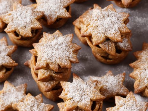 Sugar-dusted Mince Pie Parcels