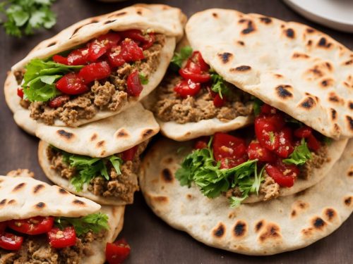 Sumac Turkey-Stuffed Pittas