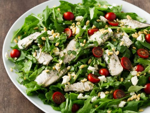 Super-green mackerel salad