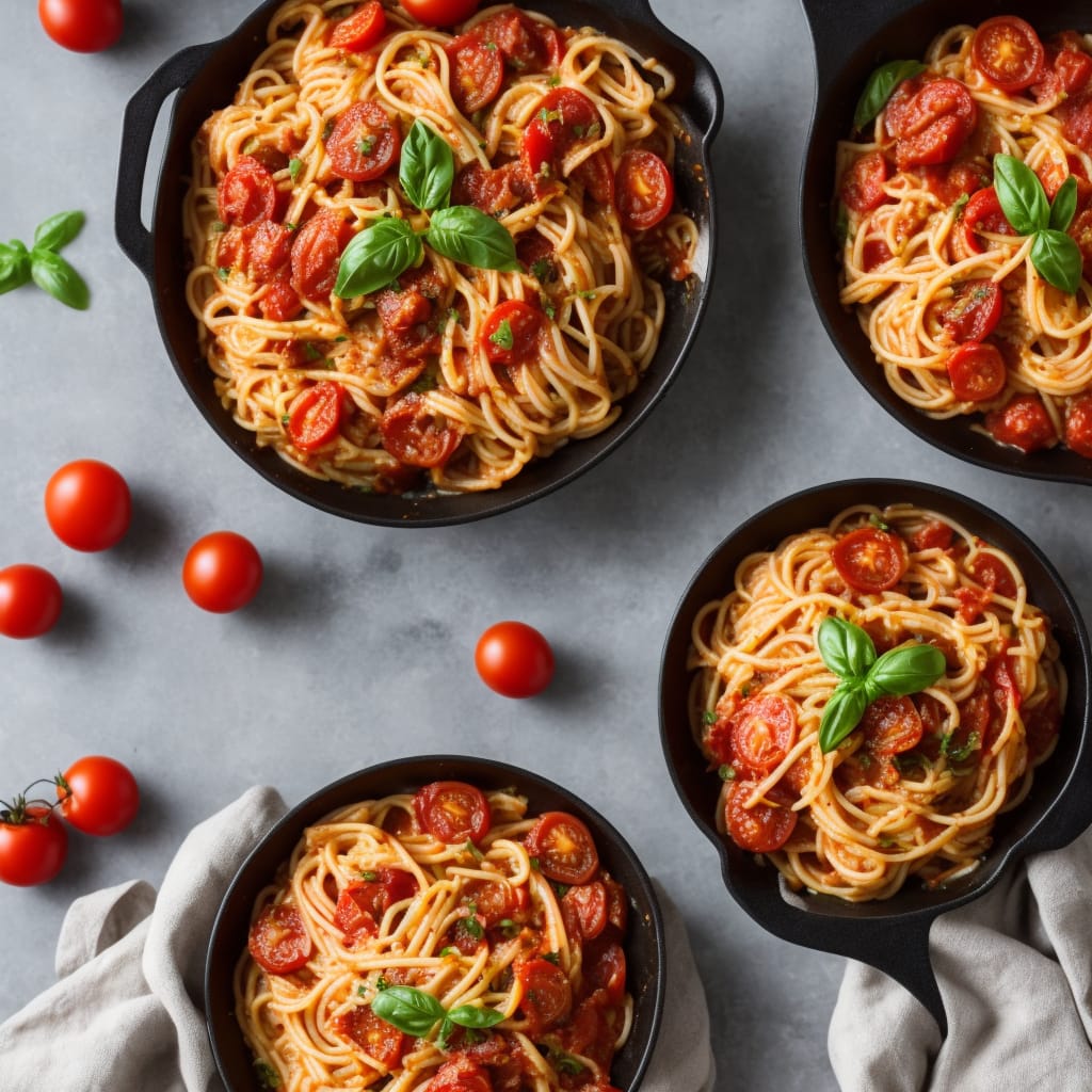 Super Smoky Bacon & Tomato Spaghetti