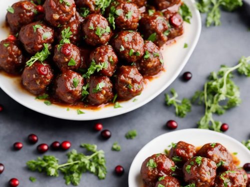 Swedish Cranberry Meatballs