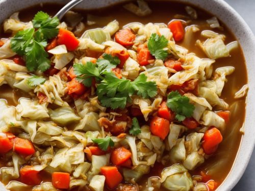 Sweet and Sour Cabbage Soup