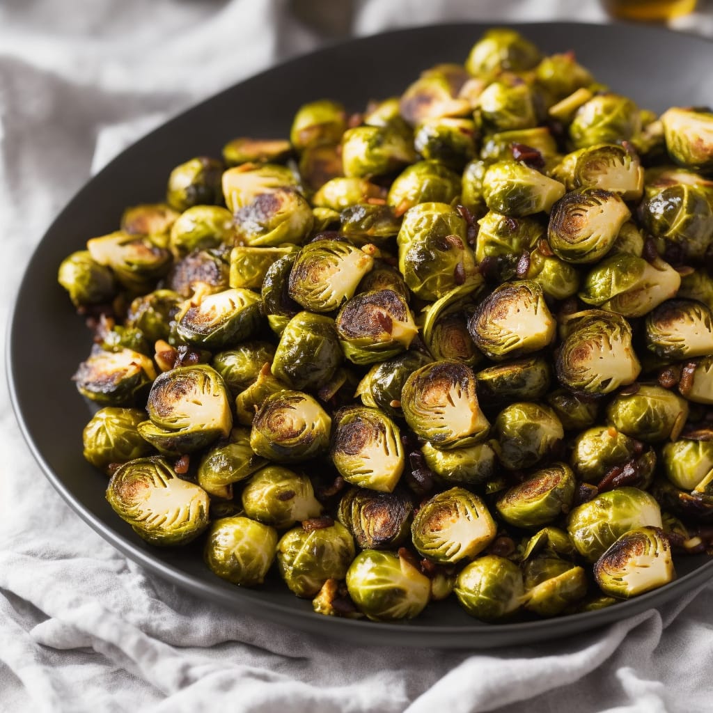 Sweet Chili Roasted Brussels Sprouts Recipe