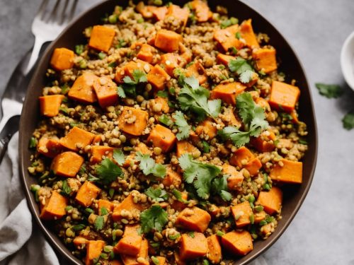 Sweet Potato & Cauliflower Lentil Bowl