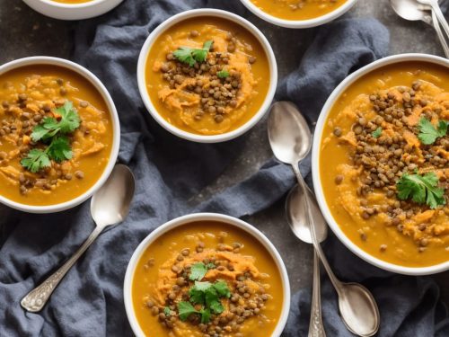 Sweet Potato & Lentil Soup