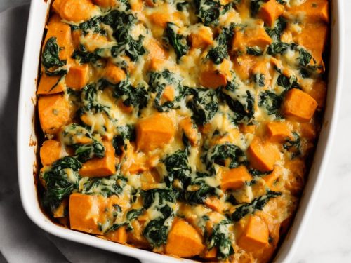 Sweet Potato & Spinach Bake