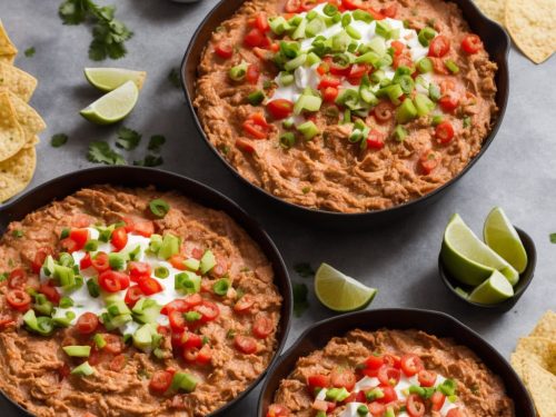 Taco Dip with Refried Beans