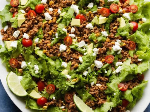 Taco Salad with Lime Vinegar Dressing