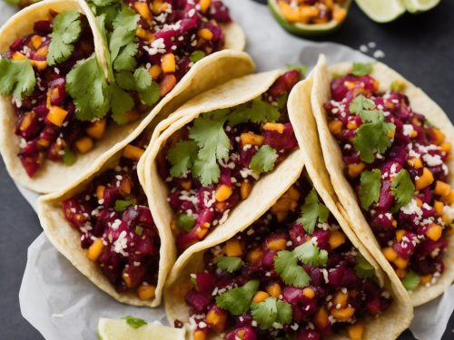 Tacos de Jamaica (Vegan Hibiscus Tacos)