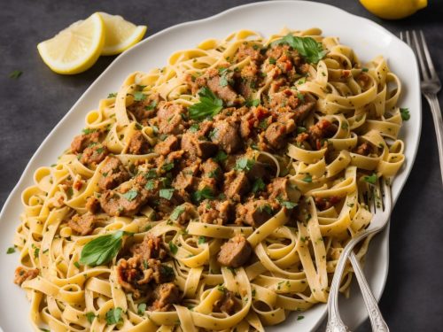 Tagliatelle with Lemon Pork Ragù