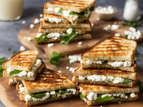 Tahini, feta & honey toastie