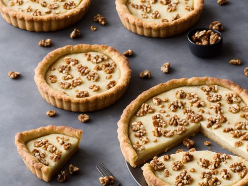 Taleggio Tart with Walnut Pastry