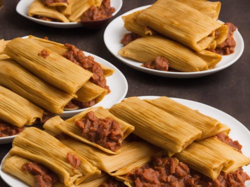 Tamales de Puerco (Red Pork Tamales)