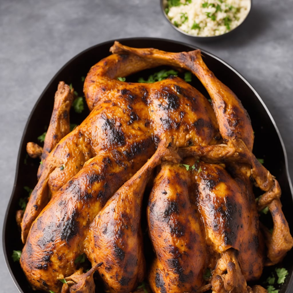 Tandoori Roast Guinea Fowl