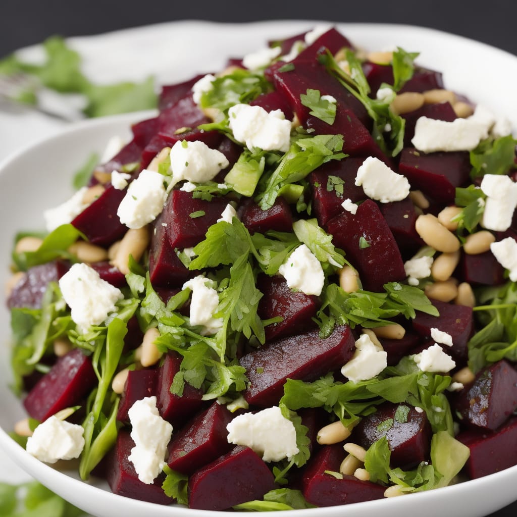 Tangy Beetroot & Bean Salad