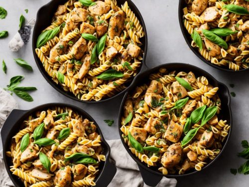 Tapenade Chicken Pasta with Runner Beans